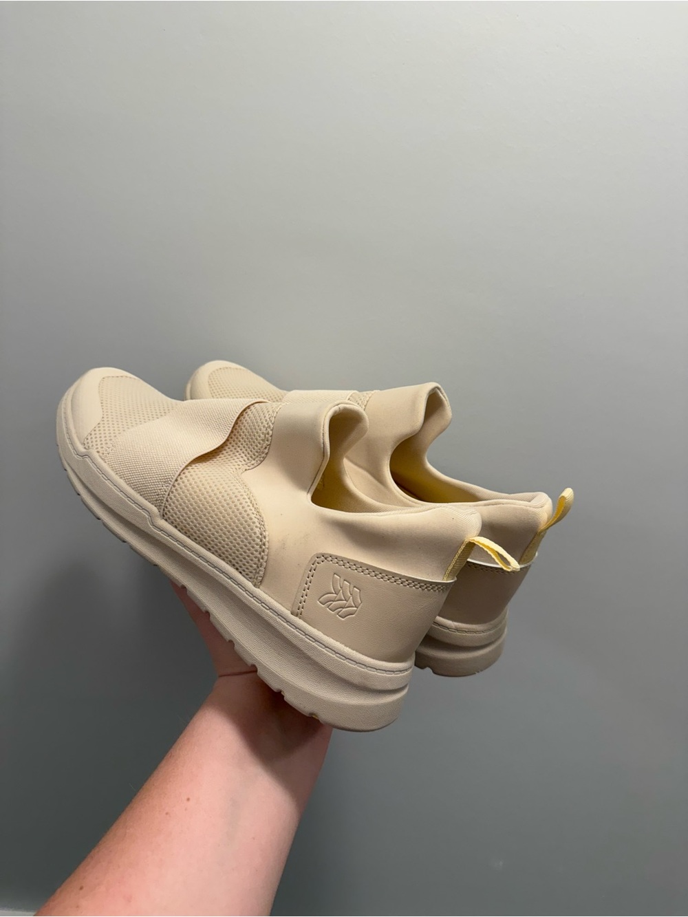 All In Motion NWOT Beige Slip-On Athletic Sneakers size 10
